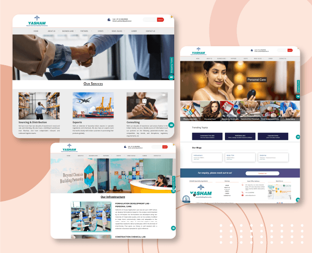 yasham.in Website design and development 